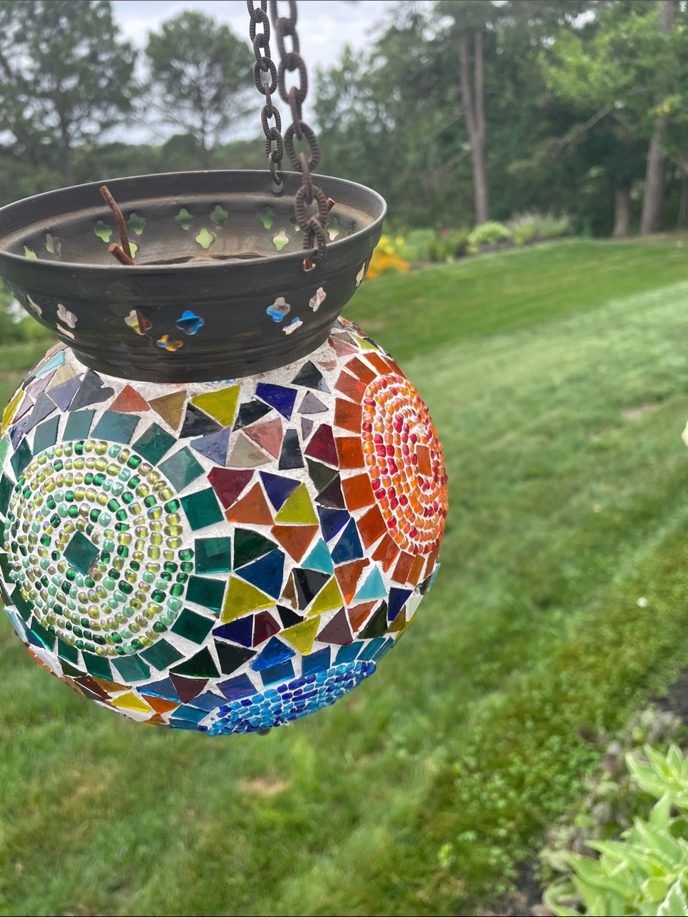 Turkish Moroccan Mosaic large lantern